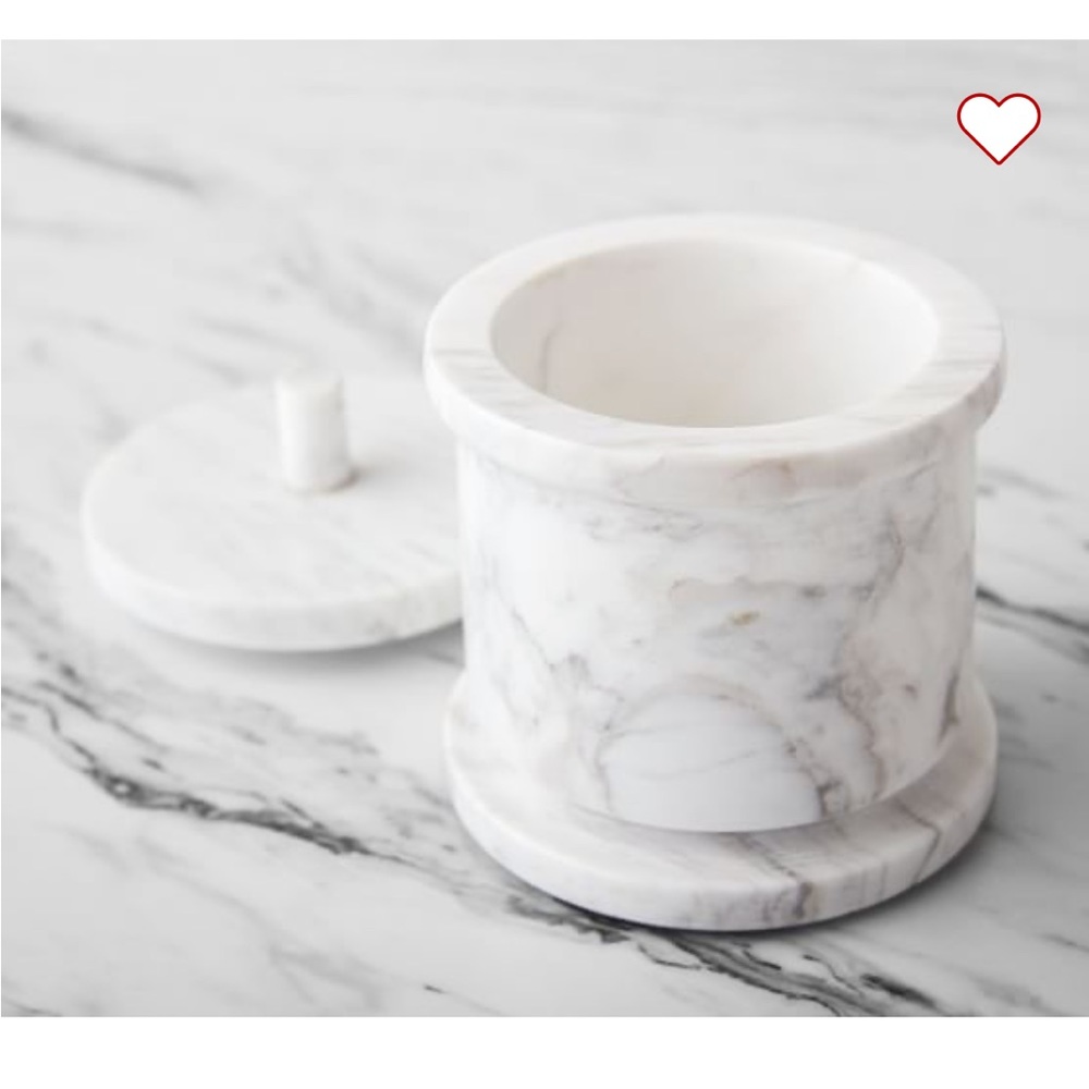 Pottery Barn Marble Canister